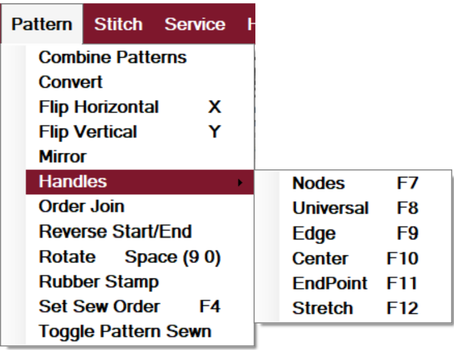 Pattern Handles